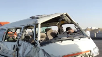 حادث إنقلاب.. أتوبيس ركاب يسقط عدة ضحايا في مدينة أكتوبر